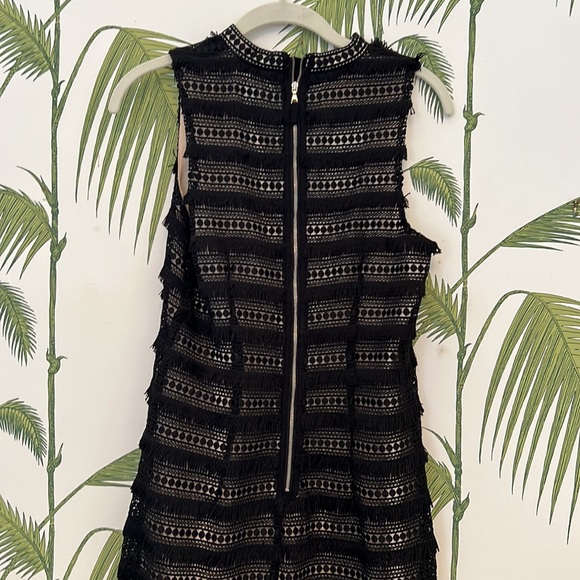 Flirty J Crew flapper style knee length black dress - Picture 5 of 6